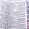 Bíblia Sagrada | RC | Letra Gigante | Capa PU | Harpa Avivada e Corinhos | Estampado Azul (padrão)