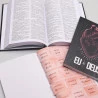 Kit Bíblia Grife e Rabisque ACF | Coração + Eu e Deus + Abas Adesivas Flores Cruz | Tempo de Sabedoria 