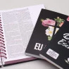 Kit Bíblia Anote a Palavra NVI + Eu e Deus + Abas Adesivas | Flores Cruz | Amor Que Consola 