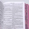 Bíblia Sagrada | RC | Letra Gigante | Capa PU | Harpa Avivada e Corinhos | Flores Vinho
