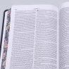 Nova Bíblia Viva I Super Premium I Capa Dura Slim I Flores Cruz