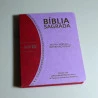 Bíblia Sagrada Slim | NVI | Lilas e Vermelho | Luxo