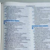Bíblia Sagrada Slim| ARC | Preto e Azul| Harpa Avivada e Corinhos	