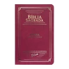 Biblia Sagrada Slim| ARC |Capa PU Pink|Semi Flexivel