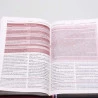 A Bíblia da Mulher | RC | Letra Média | Luxo | Vinho