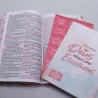 Kit A Bíblia de Estudo da Mulher Sábia | ARC | Letra Hipergigante | Arranjo Rosas + Abas Adesivas Deus | O Poder da Fé