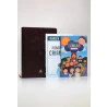Kit Bíblia de Recursos Para O Minitérios Com Crianças Marrom + Bíblia Infantil Colorida + Pescadores de Crianças | Aconselhando Crianças