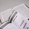 Kit Bíblia de Estudo Anotada e Expandida | RA | Preta + Devocional Spurgeon Café | Homem Sábio