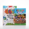 Kit Bíblia Infantil Colorida | Arca de Noé + 365 Histórias Bíblicas para Colorir | Pequenos Cordeirinhos 