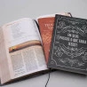 Kit Bíblia de Estudo Arqueológica Vinho e Cinza + Teologia da Salvação + Em Seus Passos O Que Faria Jesus? | Paz Virtuosa 