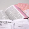 Kit Bíblia | NVI | Flores Cruz + Jornada com Deus Através das Escrituras | Um Coração Transformado 