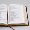 Bíblia Sagrada | NAA | Letra Gigante | Capa Sintética | Índice | Marrom | Nobre