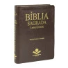 Bíblia Sagrada | RC | Letra Grande | Capa Sintética | Marrom | Índice 