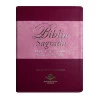 Bíblia Sagrada | RA | Letra Extragigante | Luxo | Rosa | Vinho 