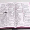 A Bíblia de Estudo da Mulher Sábia | RC | Harpa Avivada e Corinhos | Letra Grande | Capa Dura | Floral Branca