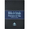 Bíblia De Estudo Princípios De Vida | RA | Letra Normal | Capa Sintética | Azul e Preto