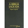 A Bíblia Sagrada | ACF | Super Legível | Luxo | Prata/Chumbo | índice