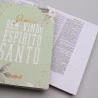 Kit Bíblia Anote a Palavra ACF Verde e Rosa + Diário Bem-Vindo Espírito Santo Flores Verde