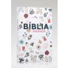 Bíblia Sagrada | RA | Letra Grande | Soft Touch | Flowers Branca