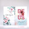Kit Bíblia Minha Jornada com Deus NVI Floral Branca + Harpa Avivada e Corinhos | Louvando à Todo Momento