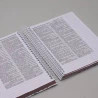 Bíblia Sagrada Anote a Palavra | ACF | Letra Normal | Capa Dura | Floral Branca | Espiral | Com Espaço Para Anotações