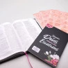 Kit Bíblia Minha Jornada com Deus NVI Flores Cruz + Guia Bíblico | Guia Meus Passos