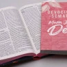 Kit Bíblia NAA Rosas + Devocional Semanal | Mulher Virtuosa