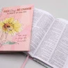 Kit Planner de Oração | Ouço Deus Me Chamar | Girassol + Bíblia Grife e Rabisque Floral Verde | Consolo Para o Coração 