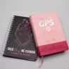 Kit Bíblia GPS NTLH | Rosa e Pink + Planner de Oração | Ouço Deus Me Chamar | Coração | Guiadas por Deus 