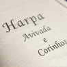 Bíblia Slim Capa Dura | RC | Harpa e Courinhos - Flores e Folhas
