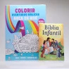 Kit Bíblia + Tapete para Colorir | Aventuras Bíblicas
