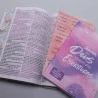 Kit A Bíblia de Estudo da Mulher Sábia | ARC | Letra Hipergigante | Jardim Aquarela + Abas Adesivas Aquarela | O Poder da Fé
