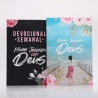 Kit Devocional Semanal Flores Cruz + Minha Jornada com Deus | Menina dos Olhos