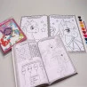 Kit 365 Atividades e Desenhos Para Colorir + Livro Para Pintar com Aquarela + Meu Livro Secreto | Unicórnios