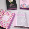 Kit 4 Bíblias | Bíblia de Estudo da Mulher Sábia RC Harpa Letra Grande