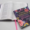 Kit Bíblia Sagrada | ACF | Letra Média | Rose Gold + Cinco Minutos Com Jesus 