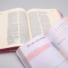 Kit Meu Diário de Fé | Bíblia Com Espaços Para Anotações + Pétalas