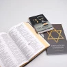 Kit Bíblia NVI Letra Hipergigante Estrela de Davi + Guia Bíblico + Harpa Avivada e Corinhos | Fundamento da Fé