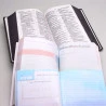 Kit Bíblia NVI Harpa Letra Hipergigante Leão Azul + Guia Bíblico + Eu e Deus | Propósito da Fé