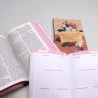 Kit Bíblia NVI Letra Hipergigante Papel + Livro de Oração + Harpa Avivada e Corinhos | Fundamento da Fé