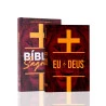 Kit Bíblia RC | Harpa Avidada e Corinhos | Slim | Leão Cruz + Devocional Eu e Deus | Leão Cruz | Bênçãos Divinas