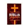 Bíblia Sagrada | King James | Letra Normal | Capa Dura | Leão Cruz | Slim 