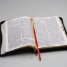 Bíblia Sagrada | NAA | Letra Super Gigante | Luxo | Preta | Índice | Zíper