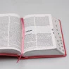 Bíblia Sagrada | Letra Grande | Capa Sintética | Índice | Pêssego