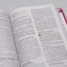 Bíblia Ella de Estudo | NVI | Letra Normal | Semi-Luxo | Rosa