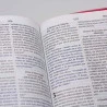 Bíblia Sagrada | NVI | Letra Gigante | Luxo | Zíper | Estampada Rosa