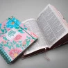 Kit Planeje Sua Vida | Meu Plano Perfeito Floresça + Bíblia Sagrada | RC | Flowers Branca