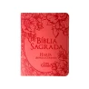Bíblia Sagrada | ARC | Letra Grande | Capa Luxo PU | Rosa