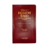 Bíblia do Homem Sábio Segundo o Coração de Deus | RC | Capa Sintética | Letra Gigante | Bordô 