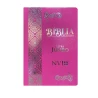 Bíblia Sagrada | NVI | Letra Jumbo | Capa Luxo Coverbook | Rosa